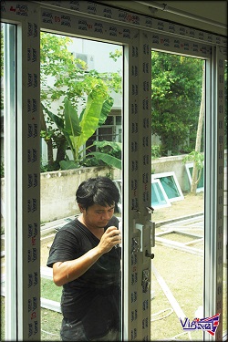 ประตูบานเลื่อน Vignet uPVC