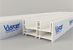 หน้าต่างบานเลื่อน Vignet uPVC สำหรับบริษัทรับสร้างบ้านและผู้รับเหมา